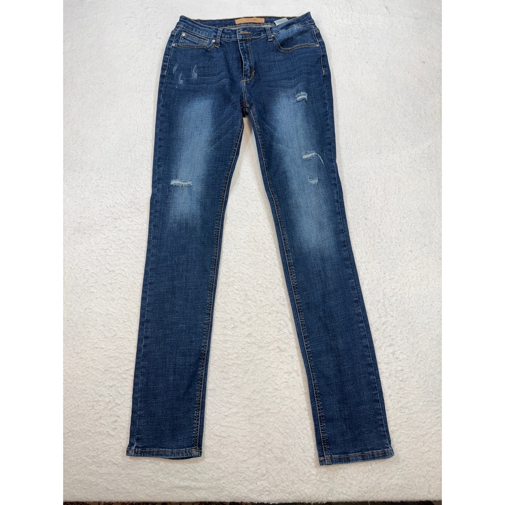 Joe's Jeans Girls Size 20 Skinny Distressed Medium Wash Denim Stretch Pants